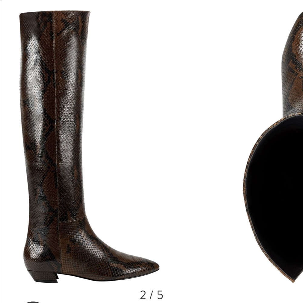 Women gareth snake embossed boots